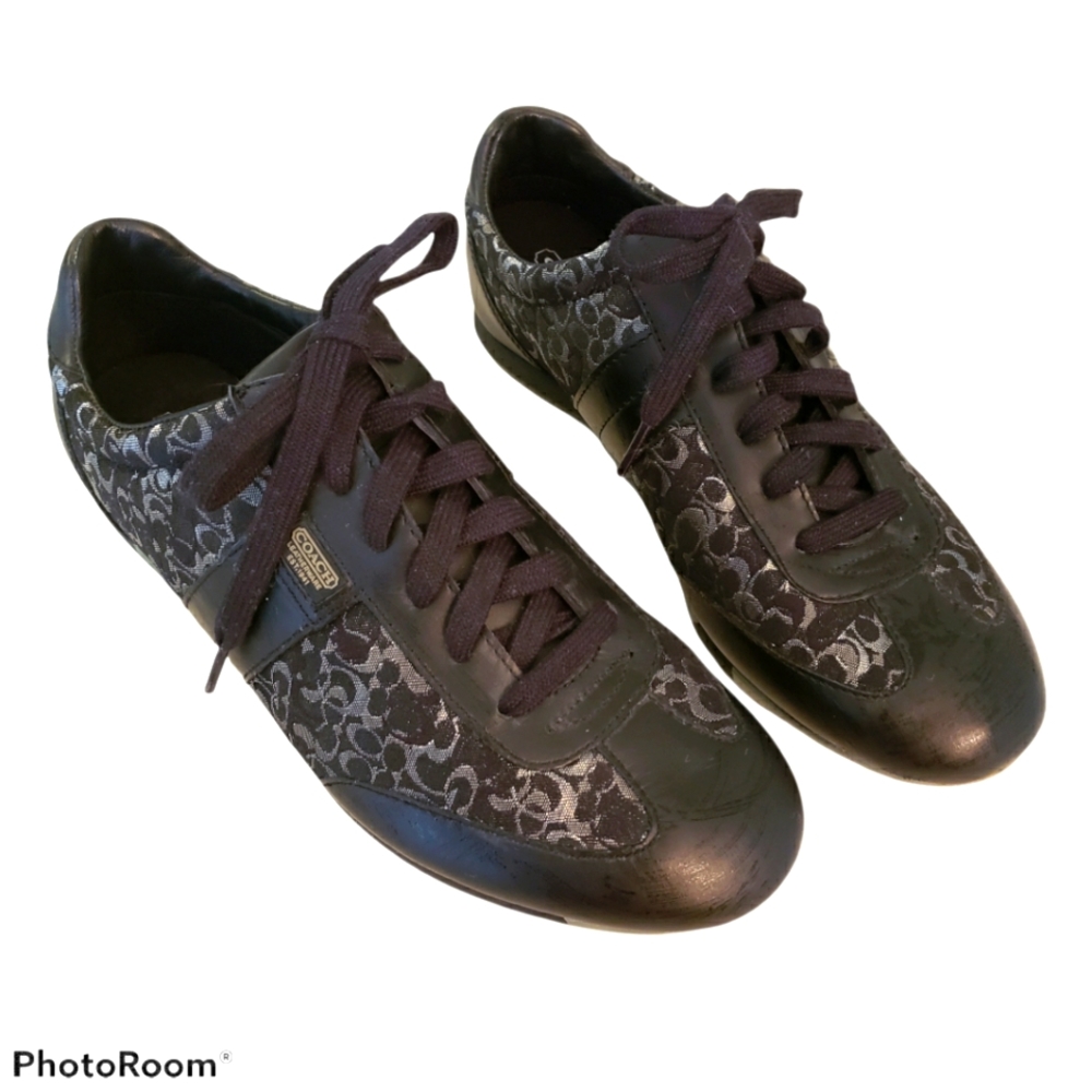 COACH Moptlx/calf Black shoes size 10